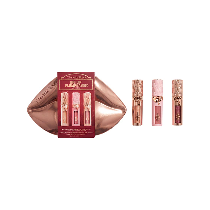 Charlotte Tilbury Mini Plumpgasm Trio Lipstick Set