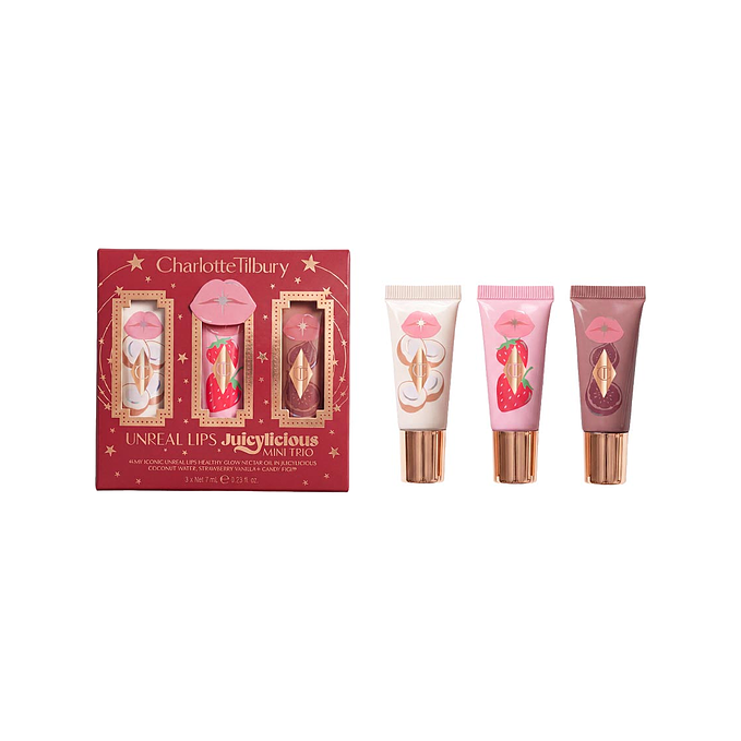 Charlotte Tilbury Mini Unreal Lip Oil Trio Lipstick Set 1