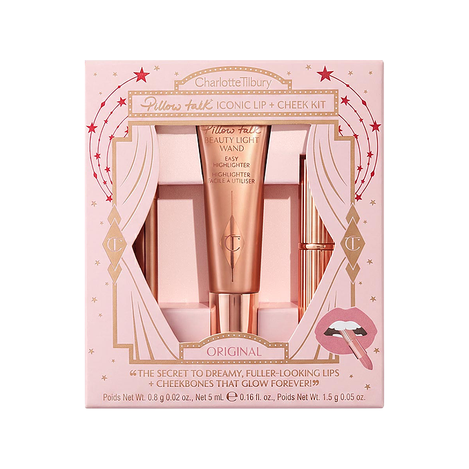 Charlotte Tilbury Pillow Talk Iconic Lip + Cheek Make Up Set