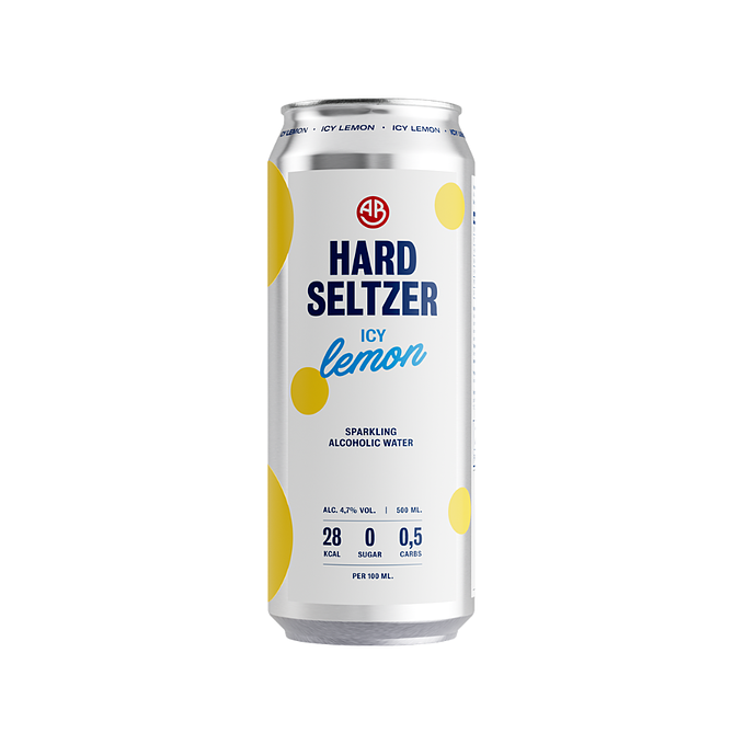 AB Hard Seltzer Icy Lemon