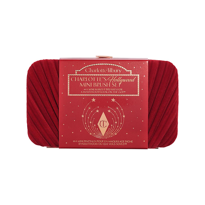 Charlotte Tilbury Hollywood Mini Brush Set Set cont.: Mini Brush Set 35 g + Brush Case 120 g 155 g 1