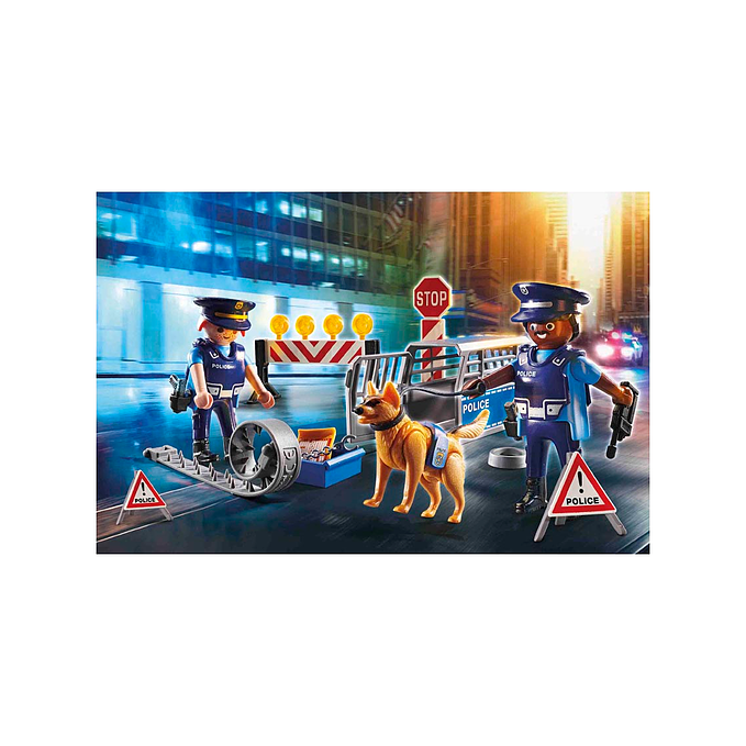 Playmobil politi veisperre 1