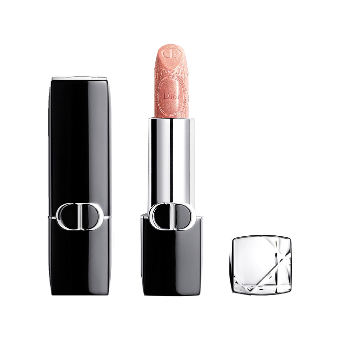 Dior Rouge Dior Sparkle Lipstick No 232 Golden Peach