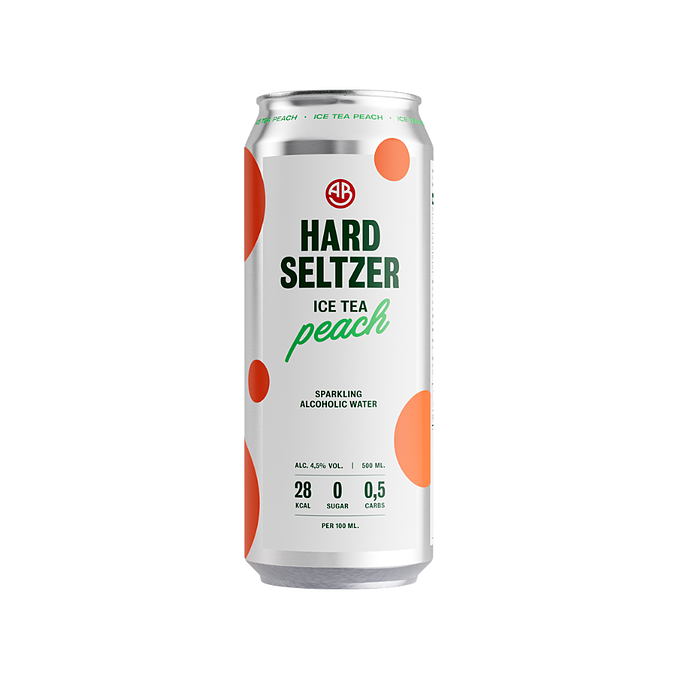 AB Hard Seltzer Is te fersken