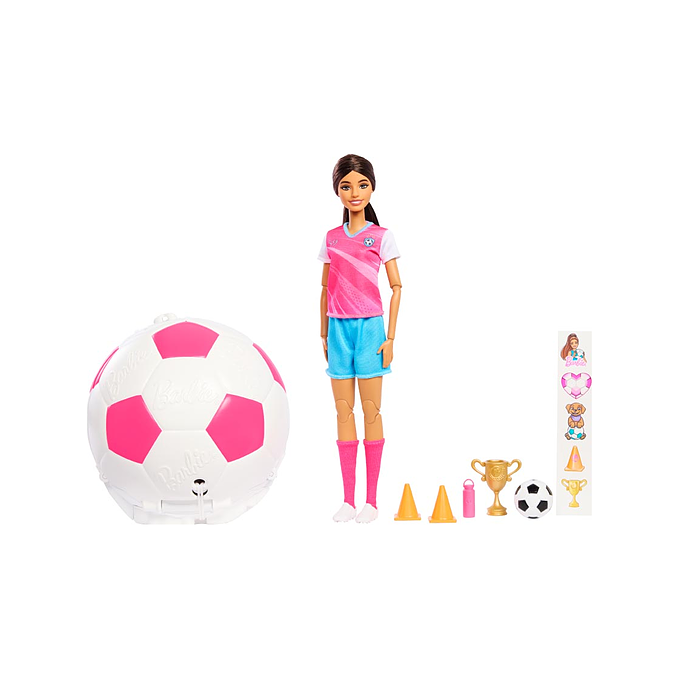 Team Barbie fotball dukke 1