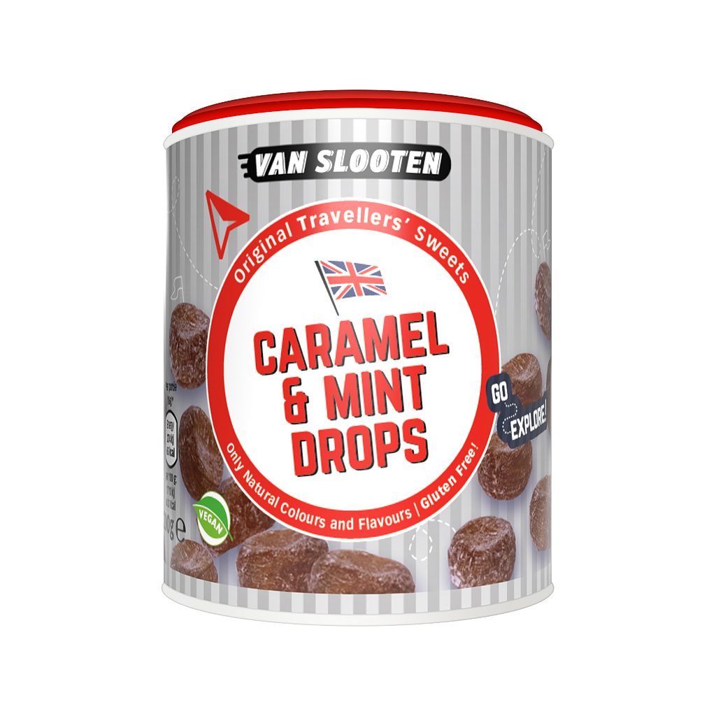 Van Slooten, caramel mint drops