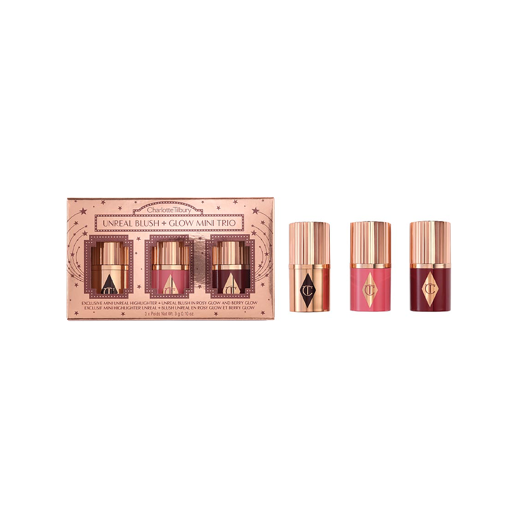 Charlotte Tilbury Mini Unreal Blush Trio Make Up Set
