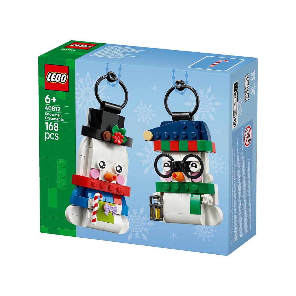 Lego snømann julepynt