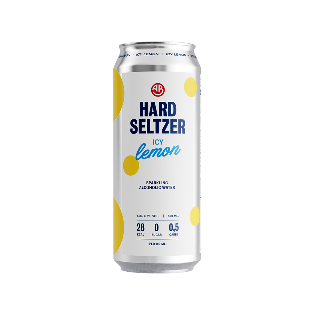 AB Hard Seltzer Icy Lemon