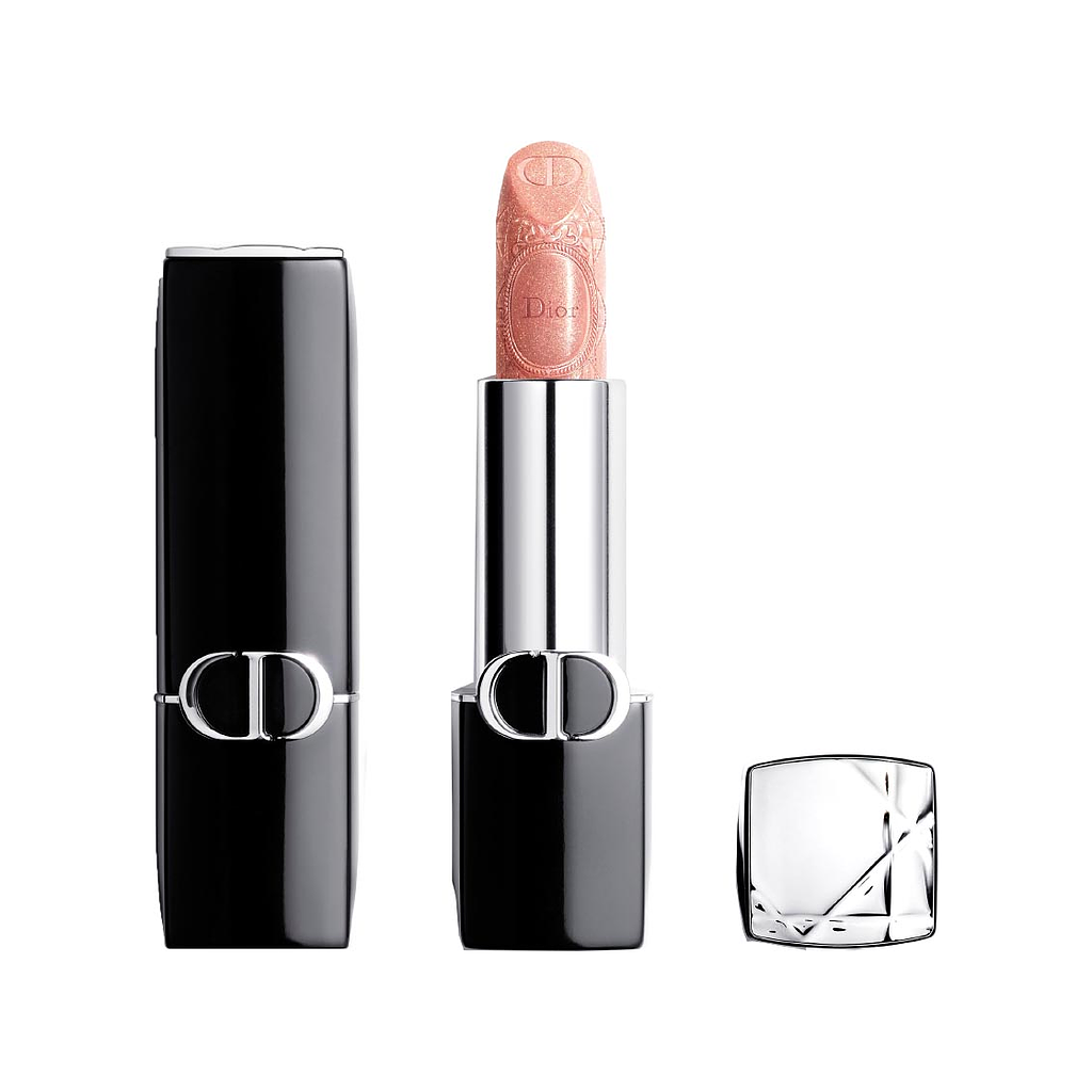 Dior Rouge Dior Sparkle Lipstick No 232 Golden Peach