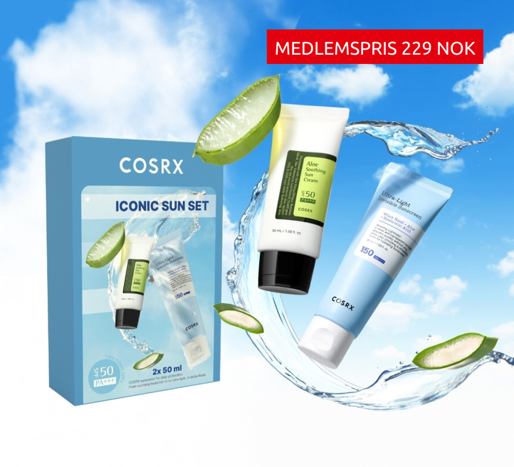 COSRX Iconic Sun Set - medlemspris 229 NOK