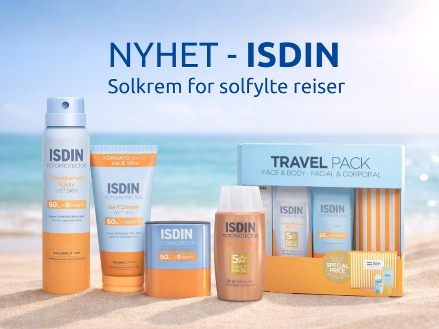 Nytt merke solkremmerke hos oss Isdin. Se mer.