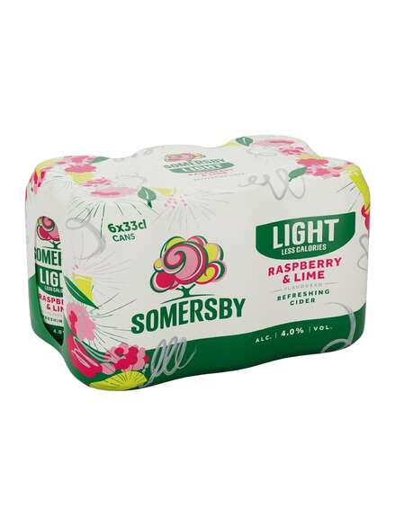 Sommersby Raspberry Lime Lite 6x0,33L