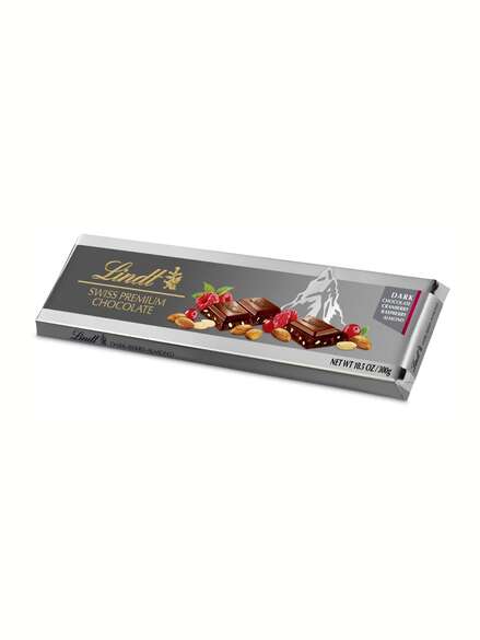 Lindt Silver Tablet Dark Berry Almond