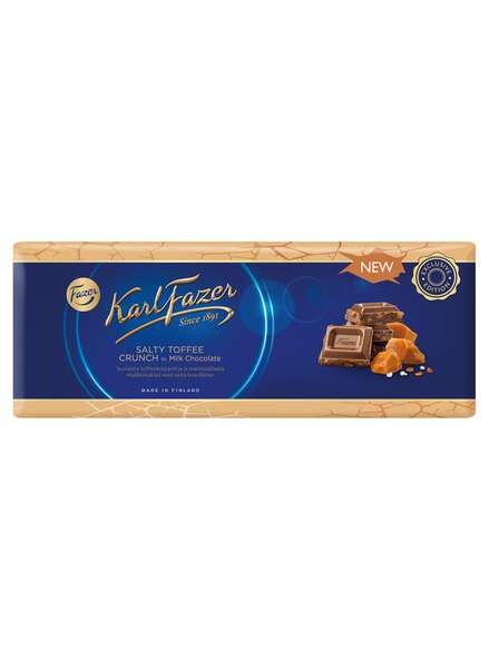 Karl Fazer Salty Toffee Crunch 250g