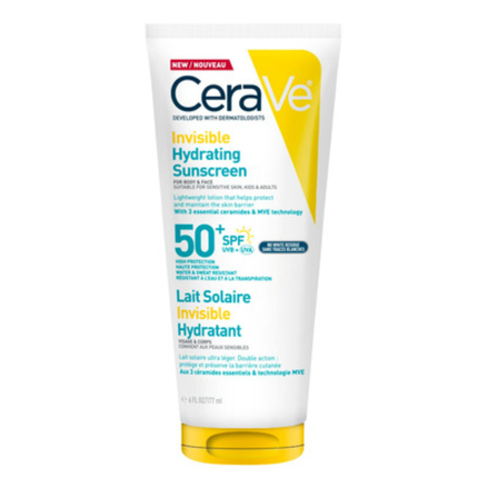 CeraVe Invisible Hydrating Sunscreen SPF 50 177 ml