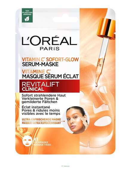 L'Oréal Paris Revitalift Clinical Vitamin C Brightening Serum Sheet Mask