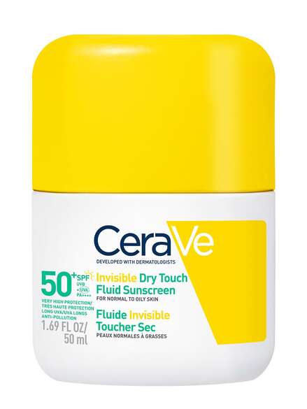 CeraVe Invisible Dry Touch Fluid Sunscreen SPF 50 50 ml