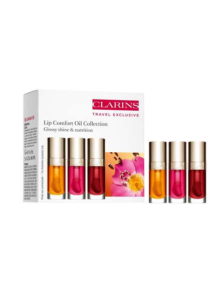 Clarins Lip Comfort Oil Lip Gloss Trio