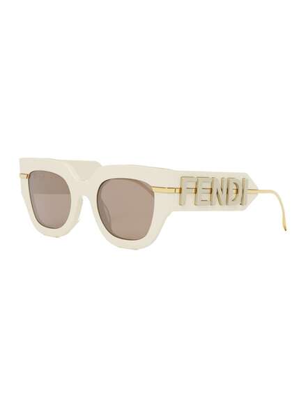 Fendi Fendigraphy Rectangular Cream