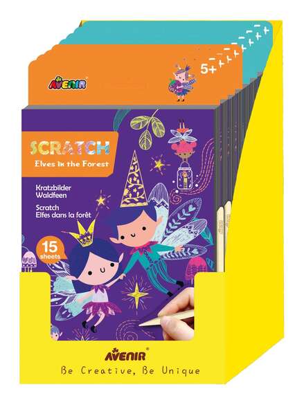 Avenir, A5 Scratch Book