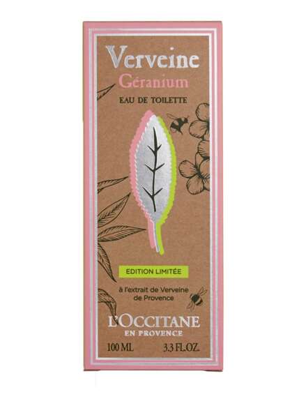 L'Occitane en Provence Verbena Geranium Eau de Toilette 100 ml