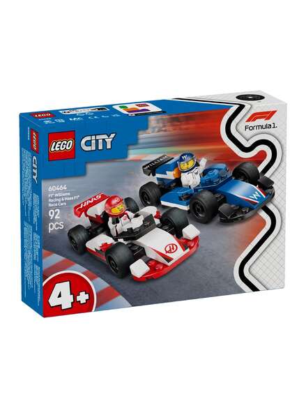 Lego City F1 Williams Racing & Haas F1 Racerbiler