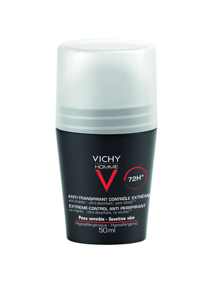 Vichy Homme Antiperspirant Deodorant Roll-On 