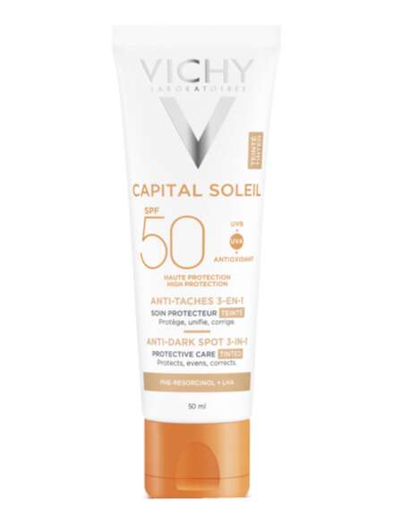 Vichy Capital Soleil Anti Dark Spot 3-In-1 Face Sun Cream SPF50+