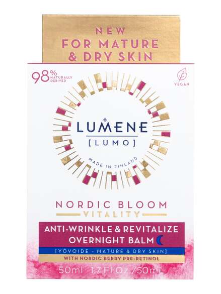 Lumene Nordic Bloom Vitality Anti-Wrinkle & Revitalize Overnight Balm 