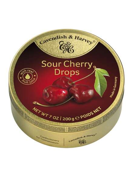 Cavendish & Harvey Sour Cherry Drops 200g