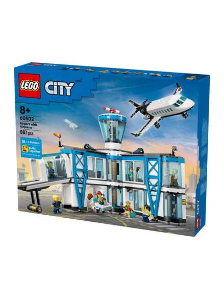 LEGO City flyplass med fly