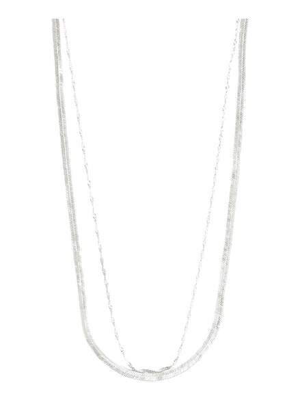 Pilgrim Chains, 2-in-1, Silver plated, Travel Retail Exclusive