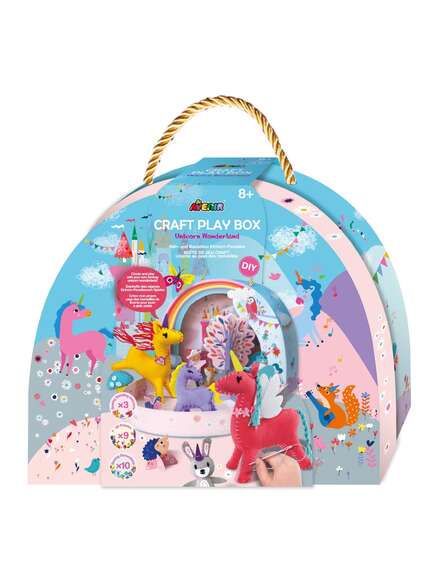 Avenir, craft play box unicorn