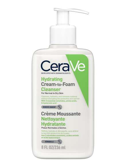 CeraVe Cream-to-Foam Cleanser 236 ml
