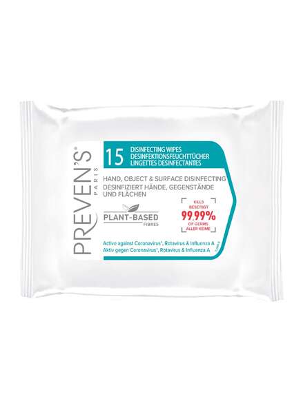 Prevens antiseptic hand wipes