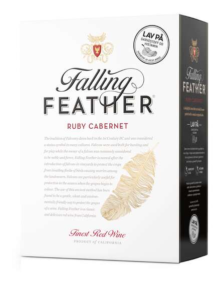 Falling Feather Bag in box
