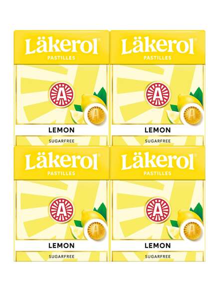 Läkerol Lemon 4 x 25g