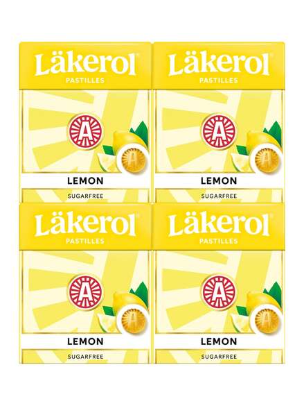 Läkerol Lemon 4 x 25g