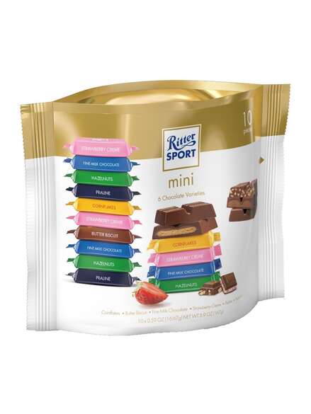 Ritter Sport mini pose