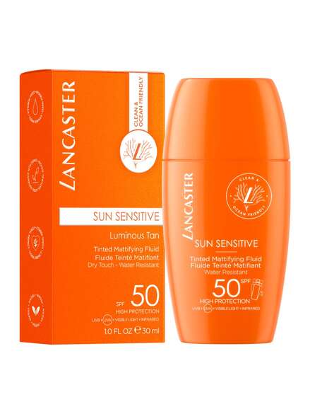 Lancaster Sun Tinted Mattifying Fluid SPF50