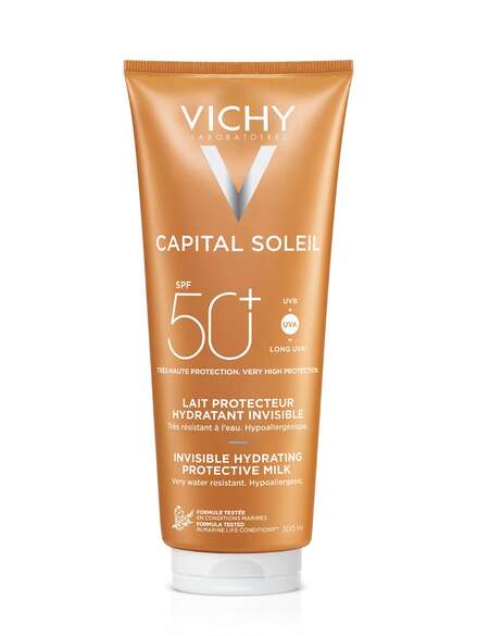 Vichy Capital Soleil Invisible Hydrating  Protective Milk Face & Body SPF50+