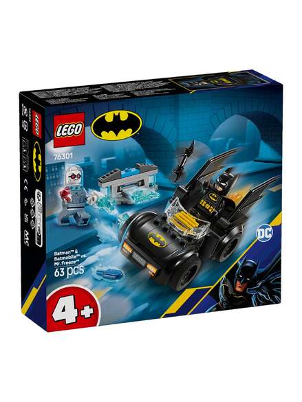 Lego Superheroes Dc batman med batmobile mot mr freeze
