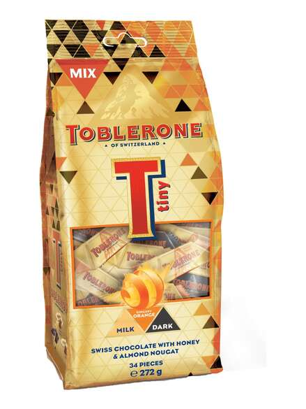 Toblerone Tiny Gingery Orange Mix Bag
