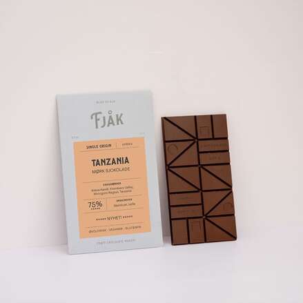 Fjåk, dark chocolate with Tanzanian cocoa beans