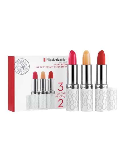 Eight Hour Lip Protectant Stick Set SPF15