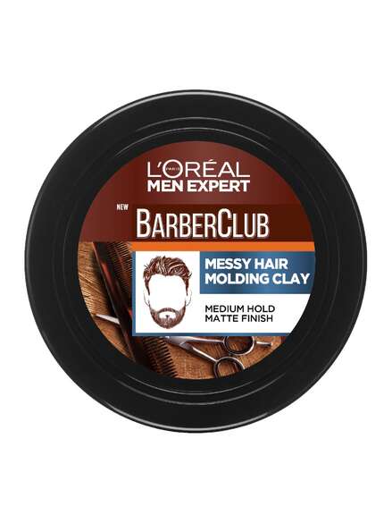 L'Oréal Paris Men Expert Barber Club Messy Hair Matte Molding Clay