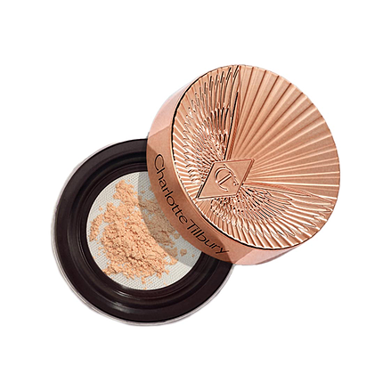 Charlotte Tilbury Airbrush Flawless Blur Loose Powder No 2 Translucent Med Tan
