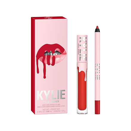 Kylie Lipstick Set Velvet - 405 Red Velvet