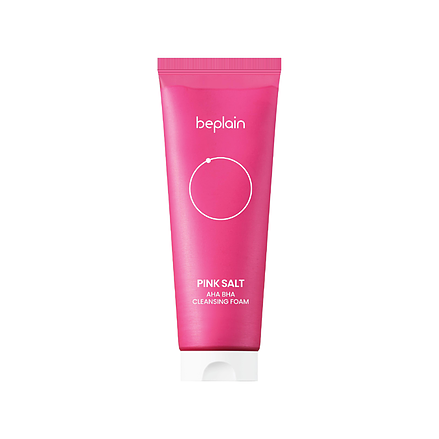 Beplain Skin Care Pink Salt AHA BHA Cleansing Foam